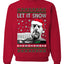 Hunter Let It Snow Biden Ugly Christmas Sweater Unisex Crewneck Sweatshirt