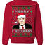 Merry Creedmas Office Humor TV Ugly Christmas Sweater Unisex Crewneck Sweatshirt