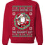Always Shooting For The Naughty List Ugly Christmas Sweater Unisex Crewneck Sweatshirt