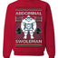 Abdominal Swoleman Fitness Yeti Ugly Christmas Sweater Unisex Crewneck Sweatshirt