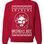 Birthday Boy Jesus Christ Ugly Christmas Sweater Unisex Crewneck Sweatshirt