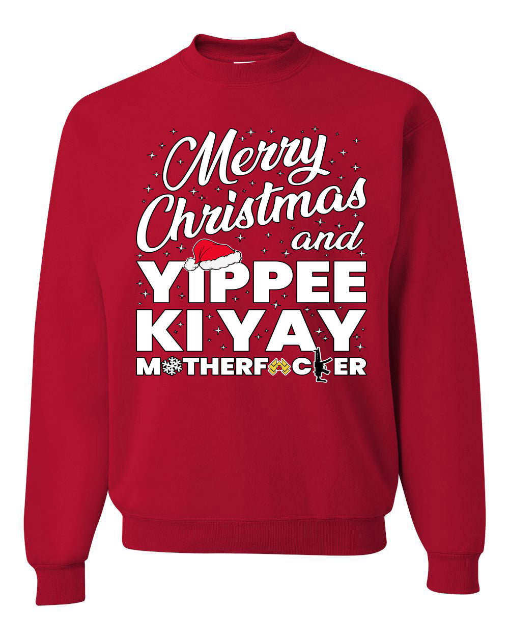 Merry Christmas and Yippee Ki Yay MOFO Christmas Unisex Crewneck Sweatshirt