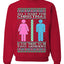 All I Want For Christmas Is For There To Be Two Genders Ugly Christmas Sweater Unisex Crewneck Sweatshirt