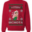 Christmas Karol G Santa's Favorite Bichota Ugly Christmas Sweater Unisex Crewneck Sweatshirt