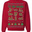 Tis' The Season To Be Naughty Unisex Ugly Crewneck Sweatshirt Crewneck Sweatshirt