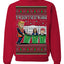 Tis the Season to Take Out the Garbage President Trump Ugly Christmas Sweater Crewneck Sweatshirt