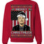 Merry Christmusk Funny Dark MAGA Santa Elon Doge Meme Ugly Christmas Sweater Crewneck Sweatshirts