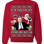 Put the Cookies Down Make America Healthy Again RFK Ugly Christmas Sweater Crewneck Sweatshirt