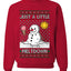 Just A Little Meltdown, Unisex Ugly Christmas Sweater Crewneck Sweatshirts