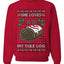 She Loves my Yule Log, Unisex Ugly Christmas Sweater Crewneck Sweatshirts
