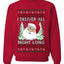 I Deliver All Night Long, Unisex Ugly Christmas Sweater, Crewneck Sweatshirts