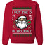 I Put The D In Holiday, Unisex Ugly Christmas Sweater Crewneck Sweatshirts