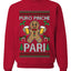 Puro Pinche Pari,Unisex Ugly Christmas Sweater, Crewneck Sweatshirts