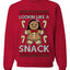 Lookin Like A Snack, Unisex Ugly Christmas Sweater Crewneck Sweatshirts
