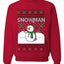 Snowman, Unisex Ugly Christmas Sweater Crewneck Sweatshirts