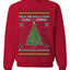 Deck The Halls With Guns & Ammo Fa La La La La,Unisex Ugly Christmas Sweater, Crewneck Sweatshirts