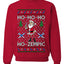 Skinny Santa Ho Ho Ho Ho-Zempic Weight Loss Shot, Unisex Ugly Christmas Sweater, Crewneck Sweatshirts