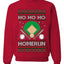 Ho Ho Ho Homerun, Baseball Fan Christmas Design, Unisex Ugly Christmas Sweater Crewneck Sweatshirts