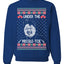 Under The Missle Toe Ugly Christmas Sweater Unisex Crewneck Sweatshirt