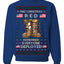 This Christmas RED Remember Everyone Deployed Veteran Ugly Christmas Sweater Crewneck Sweatshirt