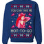 You Can Take Me Hot to Go, Funny Midwest Princess Pop Star Ugly Christmas Sweater Crewneck Sweatshirt
