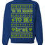 Tis the Season to Be Brat Green Text, Xmas Viral Meme Music Rave Concert Merch Ugly Christmas Sweater Crewneck Sweatshirt