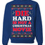 Die Hard is Not a Christmas Movie Classic, McClane Hans Nakatomi Plaza Xmas Party Holiday Movies Ugly Christmas Sweater Crewneck Sweatshirt