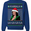 Kamala La La Funny Santa Hat Classic Xmas Song Carol Ugly Christmas Sweater Crewneck Sweatshirt