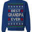 Best Grandpa Ever Classic Winter Holidays Ugly Christmas Sweater Crewneck Sweatshirt