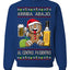 Arriba Abajo Al Centro Pa'Dentro Cheers to Health Salud Ugly Christmas Sweater Crewneck Sweatshirt