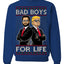 Bad Boys for Life Donald Trump JD Vance Funny 90s Movie Ugly Christmas Sweater Crewneck Sweatshirt