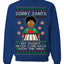 Sorry Santa Dad Never Came Back With Milk, Other Kid, Funny Viral Daddy Left Sad Kid Meme Ugly Christmas Sweater Crewneck Sweatshirt