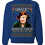 Aunt Grace? She Died 30 Years Ago, Blessing Ugly Christmas Sweater Unisex Crewneck Sweatshirt