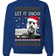 Hunter Let It Snow Biden Ugly Christmas Sweater Unisex Crewneck Sweatshirt