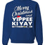 Merry Christmas and Yippee Ki Yay MOFO Christmas Unisex Crewneck Sweatshirt