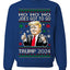 Ho Ho Ho Joe's Got To Go Trump 2024 Ugly Christmas Sweater Unisex Crewneck Sweatshirt