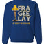 FRA-GEE-LAY Leg Lamp Story Christmas Unisex Crewneck Sweatshirt