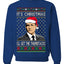 It's Christmas I'll Get The Thumbtacks TV Show Parody Ugly Christmas Sweater Unisex Crewneck Sweatshirt