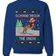 Dachshund Through The Snow, Cute Dog Christmas Sweater, Ugly Christmas Unisex Sweater, Crewneck Sweatshirts
