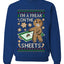 I'm A Freak On The Sheets, Unisex Ugly Christmas Sweater, Crewneck Sweatshirts