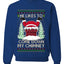 Come Down my Chimney, Unisex Ugly Christmas Sweater Crewneck Sweatshirts