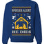 Spoiler Alert He Dies Nativity Scene, Unisex Ugly Christmas Sweater, Crewneck Sweatshirts
