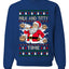 Milk And Titty Time, Unisex Ugly Christmas Sweater Crewneck Sweatshirts