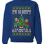 From The Windows To The Walls I'm About To Deck These Halls, Unisex Ugly Christmas Sweater Crewneck Sweatshirts