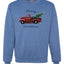 Merry Merry Christmas Red Pick up Truck Merry Christmas Unisex Crewneck Graphic Sweatshirt