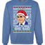 Santas Coming That's What She Said Michael Scott Merry Ugly Christmas Sweater Unisex Crewneck Graphic Sweatshirt