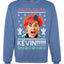 Kevin's Mom Screaming Kevin!  Ugly Christmas Sweater Unisex Crewneck Sweatshirt