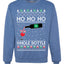 Ho Ho Ho Whole Bottle Wine Spirits Ugly Christmas Sweater Unisex Crewneck Sweatshirt