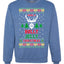 Have A Holly Jolly Christmas Merry Ugly Christmas Sweater Unisex Crewneck Graphic Sweatshirt