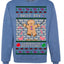 Not My Gumdrop Buttons Funny Classic Movie Quote Ugly Christmas Sweater Crewneck Sweatshirt